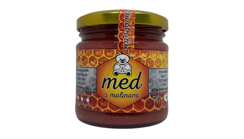 Med s malinou